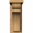 thumbnail image 2 of 5 1/2"W x 10"D x 14"H Yorktown Smooth Corbel w/Backplate, Western Red Cedar, 2 of 9
