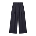thumbnail image 5 of Samdudou Girls Flare Leg Sweatpants Elastic Waist Bootcut Trousers Casual Activewear Bottoms Sporty Yoga Pants Lounge Clothes for School Sports Size 5-15 Years, 5 of 5