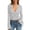 1-Grey, variant on Women's Lace Blouse Wave Deep V-Neck Flared Sleeves Tight Top Elegant Lace Floral See Through Slim Fit Mesh Sheer Crop Tops for Party Clubwear and Everyday Layering 1-Black M