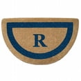 thumbnail image 1 of Nedia Home O2090R 22 x 36 in. Heavy Duty Blue Single Picture Frame Coco Mat  Monogrammed R - Half Round, 1 of 1