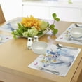 thumbnail image 4 of Ambesonne Flower Place Mats Set of 4, Summer Bouquet Vintage, Standard Size, Multicolor, 4 of 6