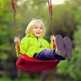 thumbnail image 7 of Ropes Swing Outdoor Tree Swing for Kids Indoor Outdoor Play Set Anti-slip Plastic Swing Seat, Adjustable Hemp Rope, 7 of 7