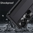 thumbnail image 2 of for Samsung Galaxy Fold 4 Case Full Cover Hinge Protection Slim Case with Built-in Screen Protector & Magnetic Kickstand - Shockproof Protective Phone Case for Samsung Z Fold 4 5G, Black, 2 of 7