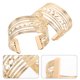 thumbnail image 1 of unbranded 2Ud Brazaletes De Metal Dorados Con Hueco Y Ajustables Para Atuendos, 1 of 6
