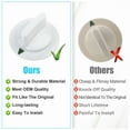 thumbnail image 3 of 4X Dryer Timer Control Knobs For Hotpoint Htdp120Ed0Ww Htdx100Em2Ww Htdx100Em8Ww, 3 of 6