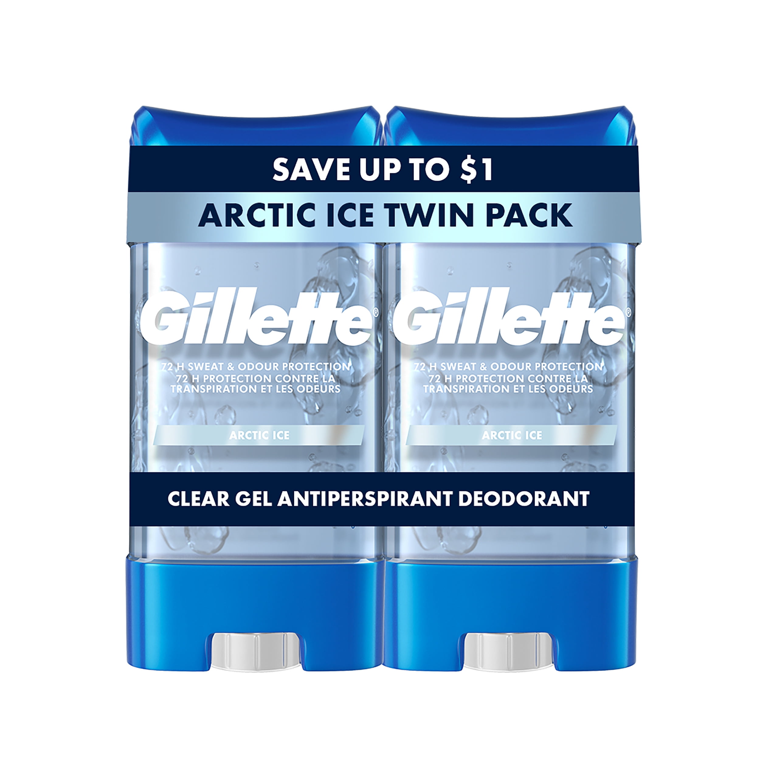 Gillette Antiperspirant Deodorant for Men, Clear Gel, Cool Wave