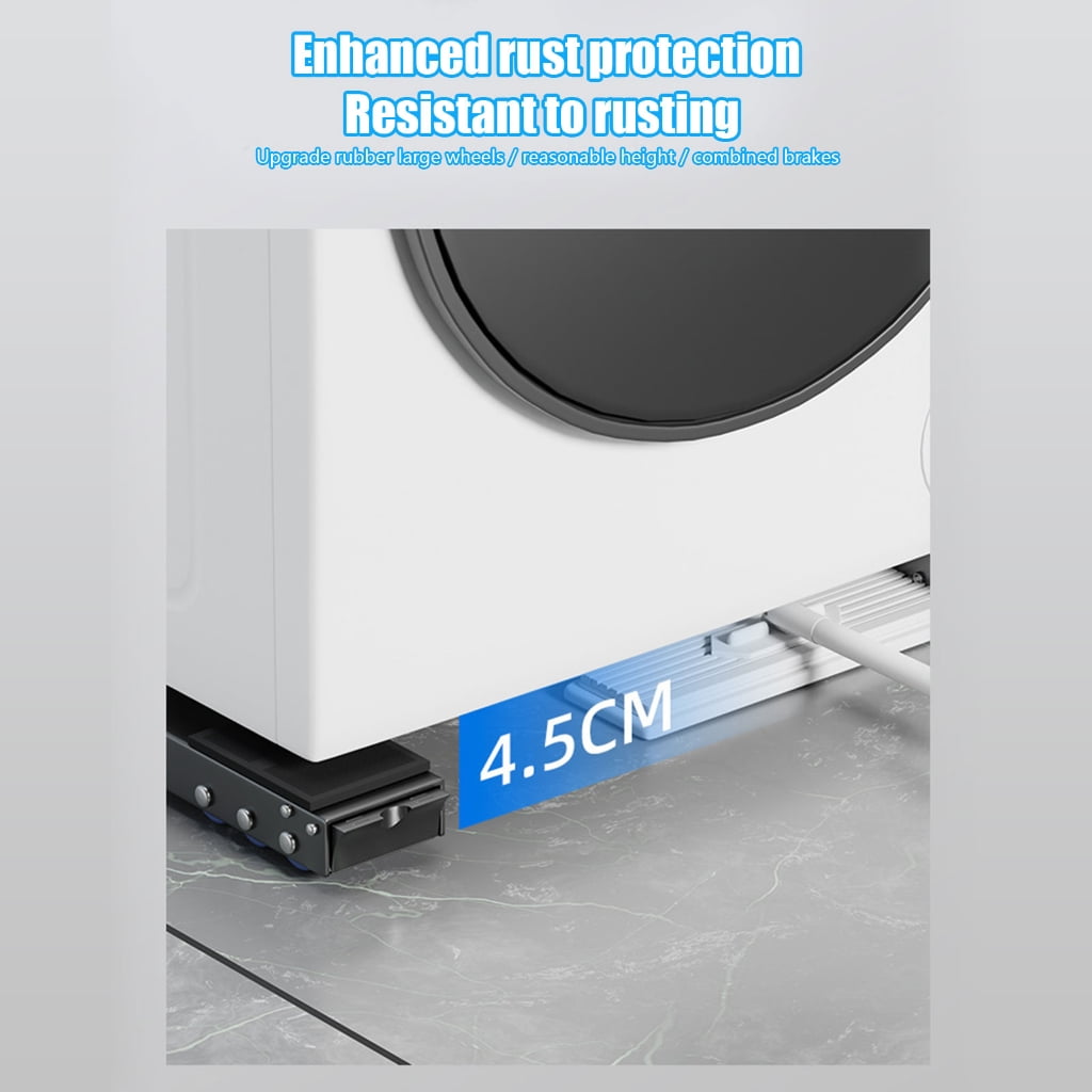 NEXAVKPR Universals Appliance Elevator Brackets Equipped with Antilip Technology for Safety and Simple Relocation