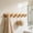 Khaki, variant on Wall Mounted Hook Rack, 6 Hook Coat Rack for Entryway, Wooden Wall Hooks for Hanging Towels, Coats, Bags in Bathroom, Living Room, Hallway