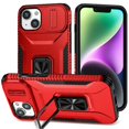 thumbnail image 1 of Funda para GANGXUN iPhone 13 - Soporte metálico, Función magnética, Rojo, 1 of 5
