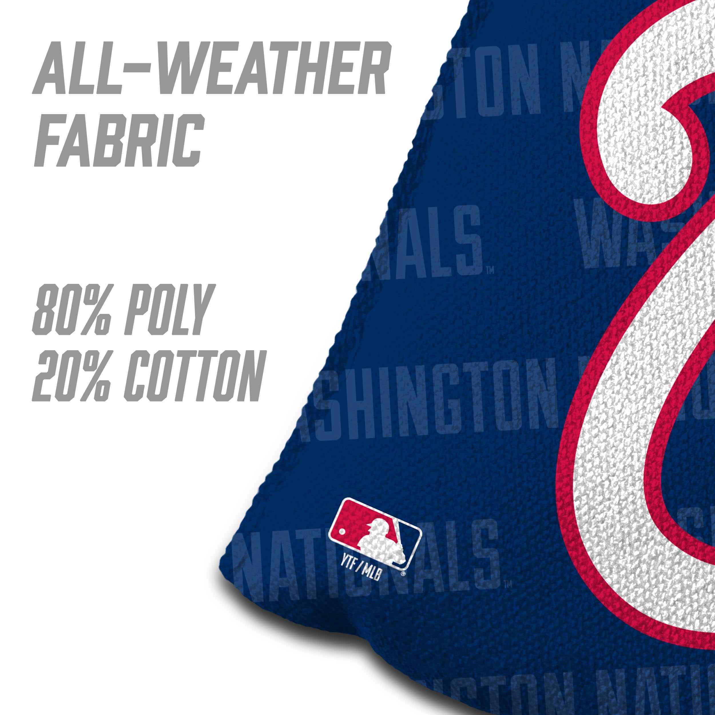 MLB Washington Nationals Cornhole Bags - 4PK - Blue