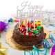 thumbnail image 5 of FELTECHELECTR 10 adornos para tartas de feliz cumpleaños, decoración para tartas, suministros para fiestas (plateados), 5 of 7