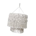 thumbnail image 6 of EHJRE Boho Lamp Shade Ceiling Decor Macrame Lamp Shade for Wedding Office Bathroom, 6 of 8