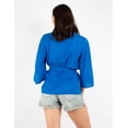 thumbnail image 3 of Blusa manga campana con cinto, 3 of 5