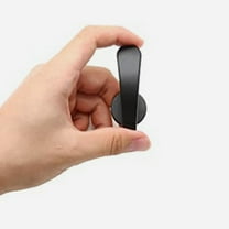 ULTNICE 4Pcs Simple Style Black Aluminum Curtain Tiebacks for Wall Mounting in Bedroom and Bathroom