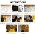 thumbnail image 4 of Pegatinas de pared de espejo 3D, Adhesivo de pared de espejo acrílico, Autoadhesivo Diseño de bricolaje Dormitorio Sala de estar Adhesivo de pared de acrílico decorativo Creativo 3D Espejo decorativo TUNC Sencillez, 4 of 5