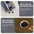 thumbnail image 4 of 12 Pcs Rouleau Pincé pour Enregistreur Audio Équipement Rond en Plastique Noir, 4 of 9