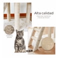 thumbnail image 4 of Juego Xtellar Árbol Para Gatos Con Cesta Torre Rascador De 140 Cm Color Beige, 4 of 4
