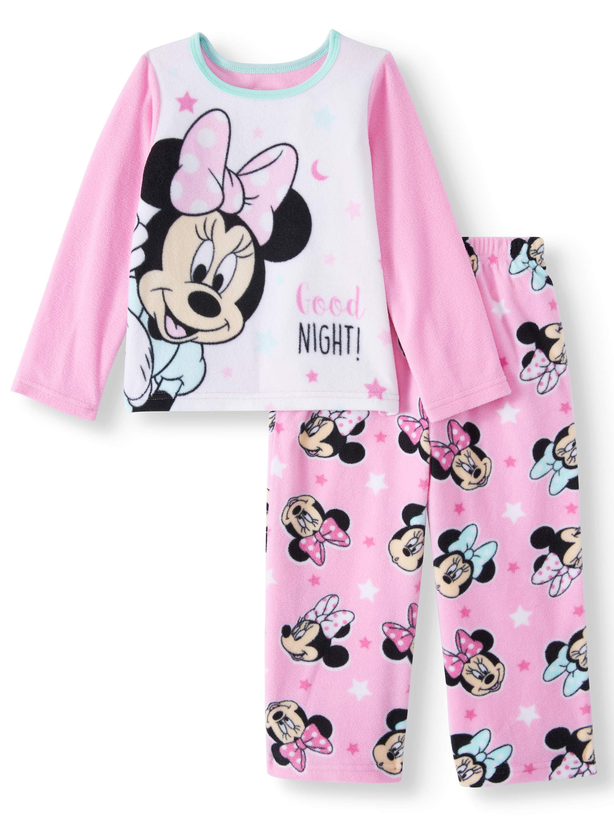 Girls Toddler Disney Minnie Mouse Long Pyjamas Set 