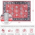 thumbnail image 6 of Cydiria Vintage Boho Traditional Oriental Faux Wool Area Rug,4' x 6', Red, 6 of 7