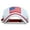 WHITE, variant on Men’s USA Flag Patch Snapback Hat – White Waterproof Weekender Performance Cap, Recycled Polyester, UPF 40+ Sun Protection, Adjustable Fit