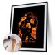 thumbnail image 1 of Cuadros Decorativos Película silueta pintura al óleo por números Kit DIY pintura acrílica sobre lienzo (B2040) Ndcxsfigh Nuevos Originales, 1 of 9