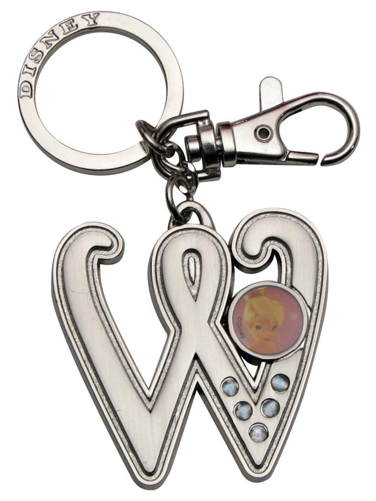 Tinker Bell Letter W Pewter Keyring - Walmart.com