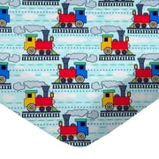 SheetWorld Fitted 100% Cotton Percale Play Yard Sheet Fits BabyBjorn Travel Crib Light 24 x 42, Kiddie Trains