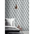 thumbnail image 2 of Arthouse Ella Silver Tufted Wallpaper, 2 of 7