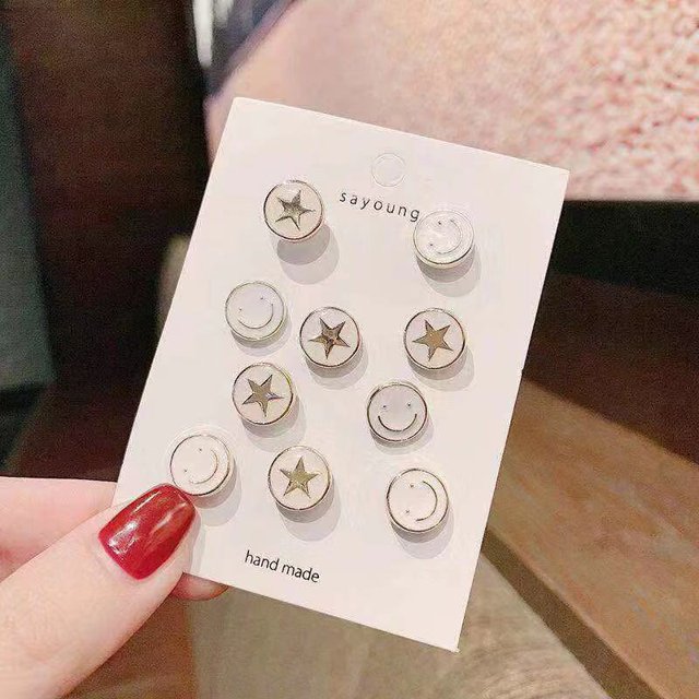 5/10 unds/pack bonitos broches esmaltados alfileres perla escote pequeño Collar solapa Pin hebilla Hijab ropa fija broche bufanda conjuntos de joyería Tan Jianjun unisex