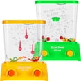 thumbnail image 1 of 2 Pieces Handheld Water Game Arcade Water Ring Water Tables for Beach Toys Party Favor Fish Rings Fun Game for Different Ages Basketball Fun Gifts for Men Retro Pastime, Without Water, 1 of 7