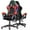 Red With LED Lights, variant on Bigzzia Gaming Chair with LED Lights, Computer Chair with Lumbar Support, Ergonomic High Back Video Game Chair with Swivel Seat and Headrest, Red