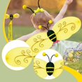 thumbnail image 4 of Disfraz de abeja con alas para niños, ideal para fiestas temáticas de presentaciones escénicas. y varita para la diadema, 4 of 6