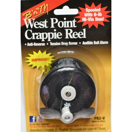 West Point Crappie Fishing Reel by B'n'M Pole Company