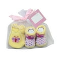 Newborn Baby Mittens and Socks Set Baby Mittens No Scratch Gloves Random Color