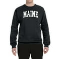 thumbnail image 2 of Wild Bobby State of Maine College Style Unisex Crewneck Sweatshirt, 2 of 6