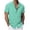 Mint Green, variant on Men Button Down Shirt Plaid Short Sleeve Collared Vacation Work Shirt for Summer 4XL