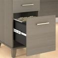 thumbnail image 4 of Somerset 72W Office Desk with Hutch & Bookcase in Ash Gray - Engineered Wood, 4 of 7