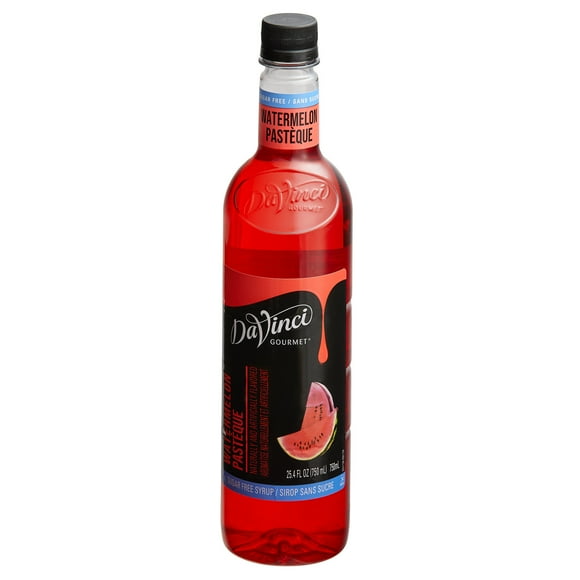 DaVinci Gourmet 750 mL Sugar Free Watermelon Flavoring / Fruit Syrup