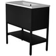 thumbnail image 4 of Nameeks Bodrum-3318 Bodrum 30" Free Standing Single Basin Vanity Set - Black, 4 of 7