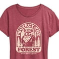 thumbnail image 3 of Star Wars - Ewok Protect The Forest - Women's Short Sleeve Classic Fit Tee, 3 of 5