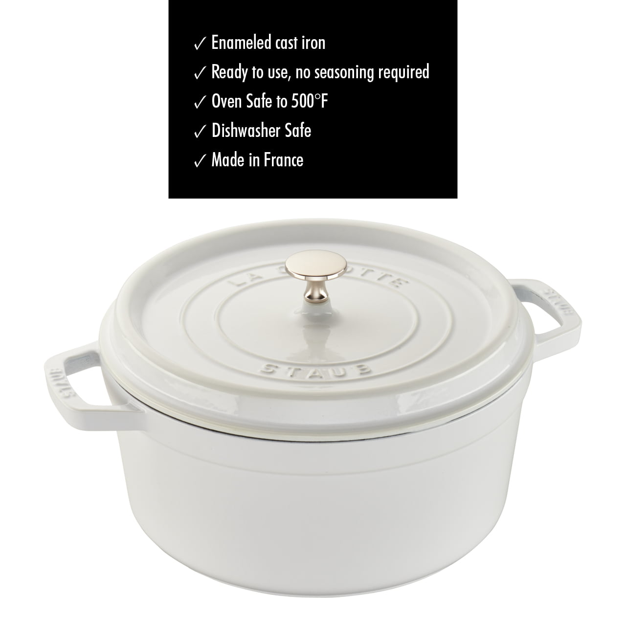 Is this chipped La Cocotte Staub enameled cast iron pot still safe to cook  with? : r/castiron