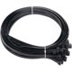 thumbnail image 1 of Long Zip Ties Heavy Duty 20 Inch Black Cable Ties Wraps 60 Pieces Pack Industrial Quality Large Plastic Ties, 1 of 5