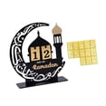 thumbnail image 5 of balikha Ramadan Advent Calendar, Islamic Mosque Party Holiday Acrylic Eid Mubarak Gift Ramadan Decoration for Farmhouse,School Moon Shaped, 5 of 9