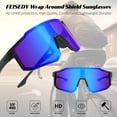 thumbnail image 4 of Gafas deportivas FEISEDY con protección UV400 para hombres y mujeres, 4 of 7