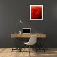 thumbnail image 4 of Tammy Putman 4x24 White Modern Wood Framed Wall Art Titled - Red Drink Drop I, 4 of 5
