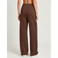 thumbnail image 5 of LIBRCLO Womens SweatPants with Pockets High Waist Wide Leg pants Solid Color Casual Fall Athletic SweatPants, 5 of 5