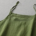 thumbnail image 5 of CYRBOKO Women's Tank Tops 2025, V-Neck Summer Casual Sleeveless Spaghetti strap top Green Size M, 5 of 5