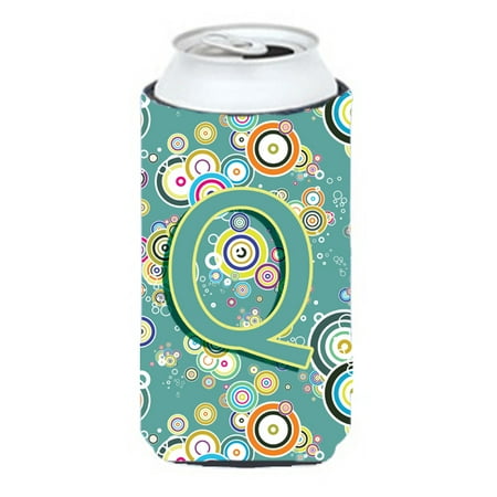 

Caroline s Treasures CJ2015-QTBC Letter Q Circle Circle Teal Initial Alphabet Tall Boy Hugger Tall Boy multicolor
