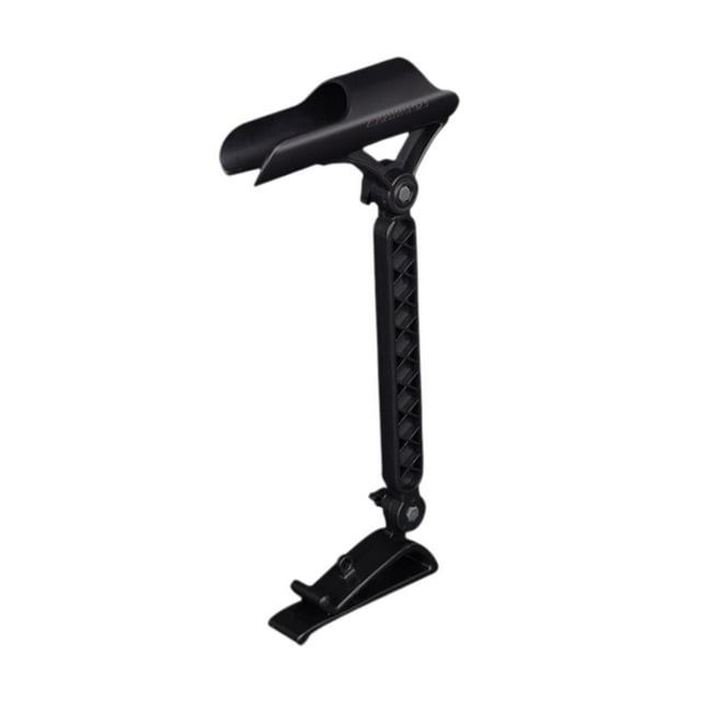 relayinert Ice Fishing Rod Holder Foldable Lightweight Fishing Rod Rack Adjustable Bucket Holder Supplies Raft Fishing Husband Black 25cm