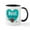 White/Black Inside, variant on CafePress - Best Nursing Preceptor Blue Mugs - 11 oz Ceramic Mug - Novelty Coffee Tea Cup